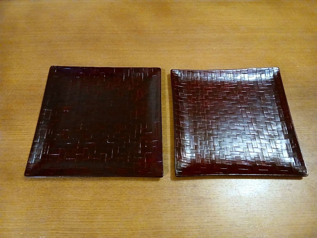 未使用　一器多様　ゴールドクラフト　盛器　菓子器　天然木　天然竹　プレート　3点