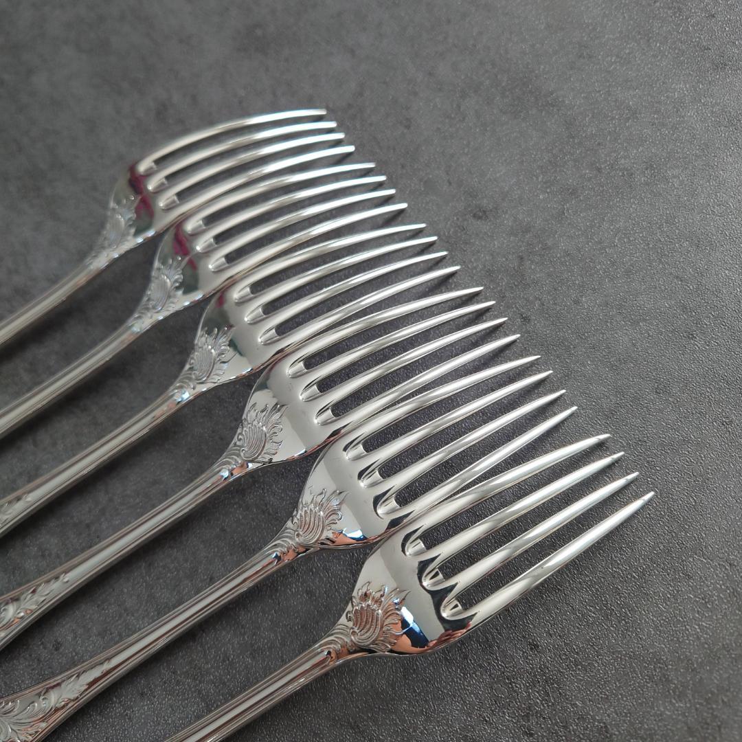 美品 希少 クリストフル マルリー デザートフォーク 6点