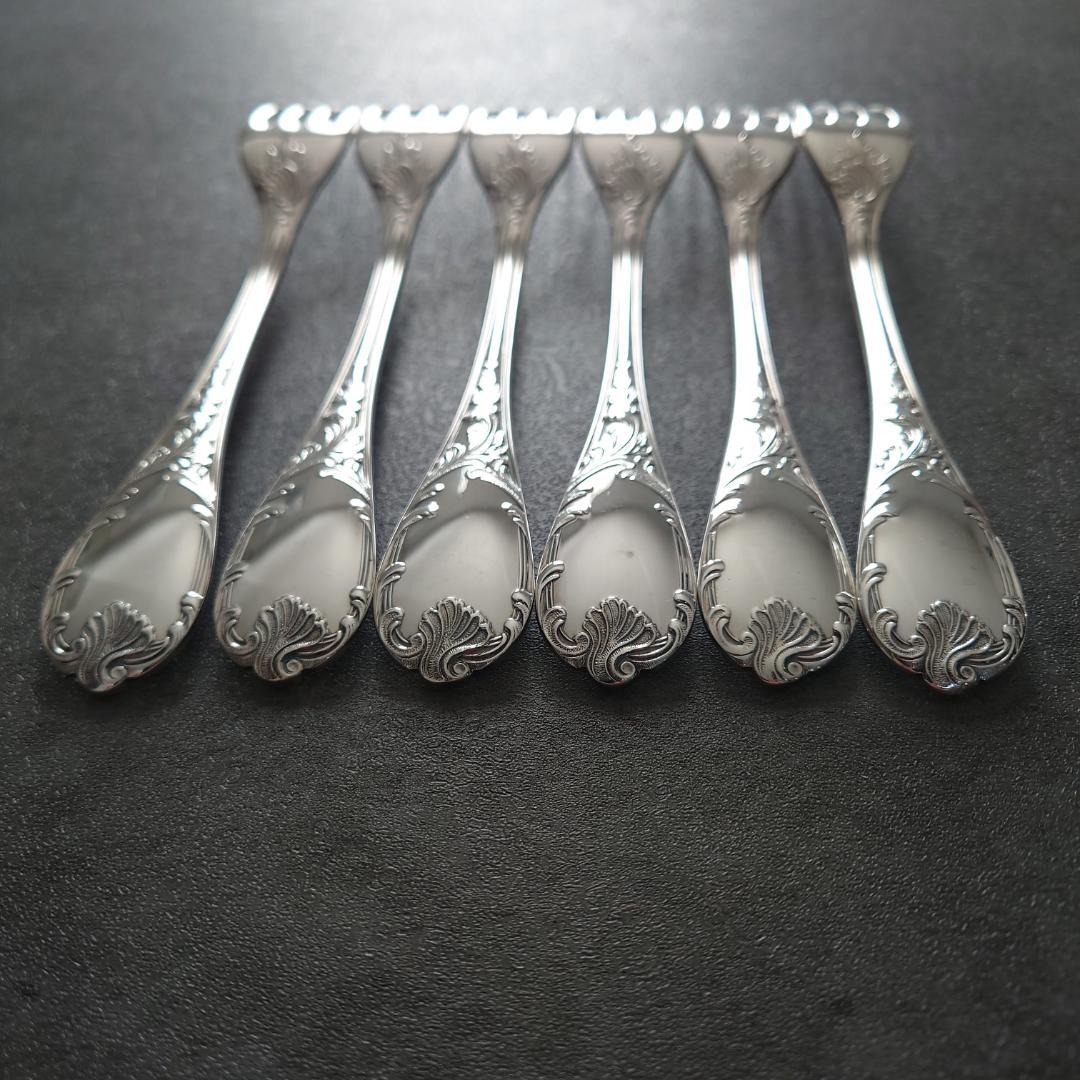 美品 希少 クリストフル マルリー デザートフォーク 6点