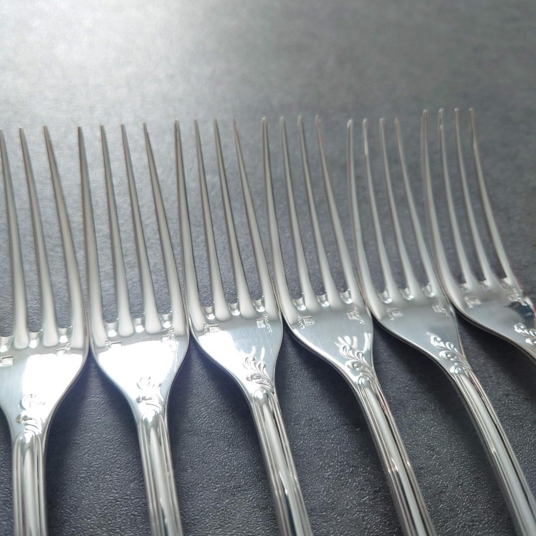 美品 希少 クリストフル マルリー デザートフォーク 6点