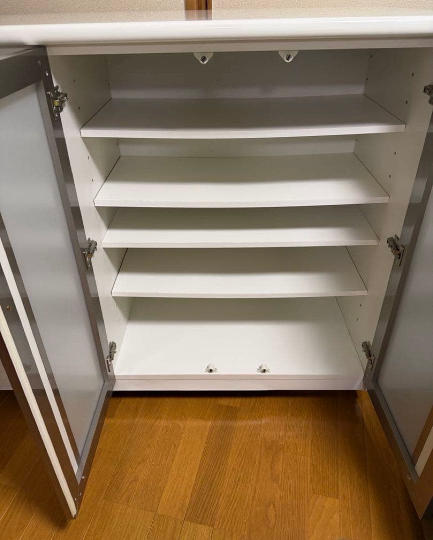 ※直接引取NITORIキッチンカウンター食器棚Nポスティア120cm