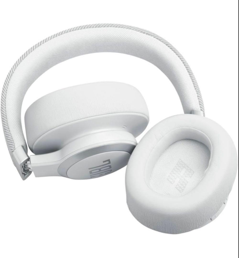 激安 JBL LIVE 770 nc ワイヤレスヘッドホン （白）専用アプリ対応