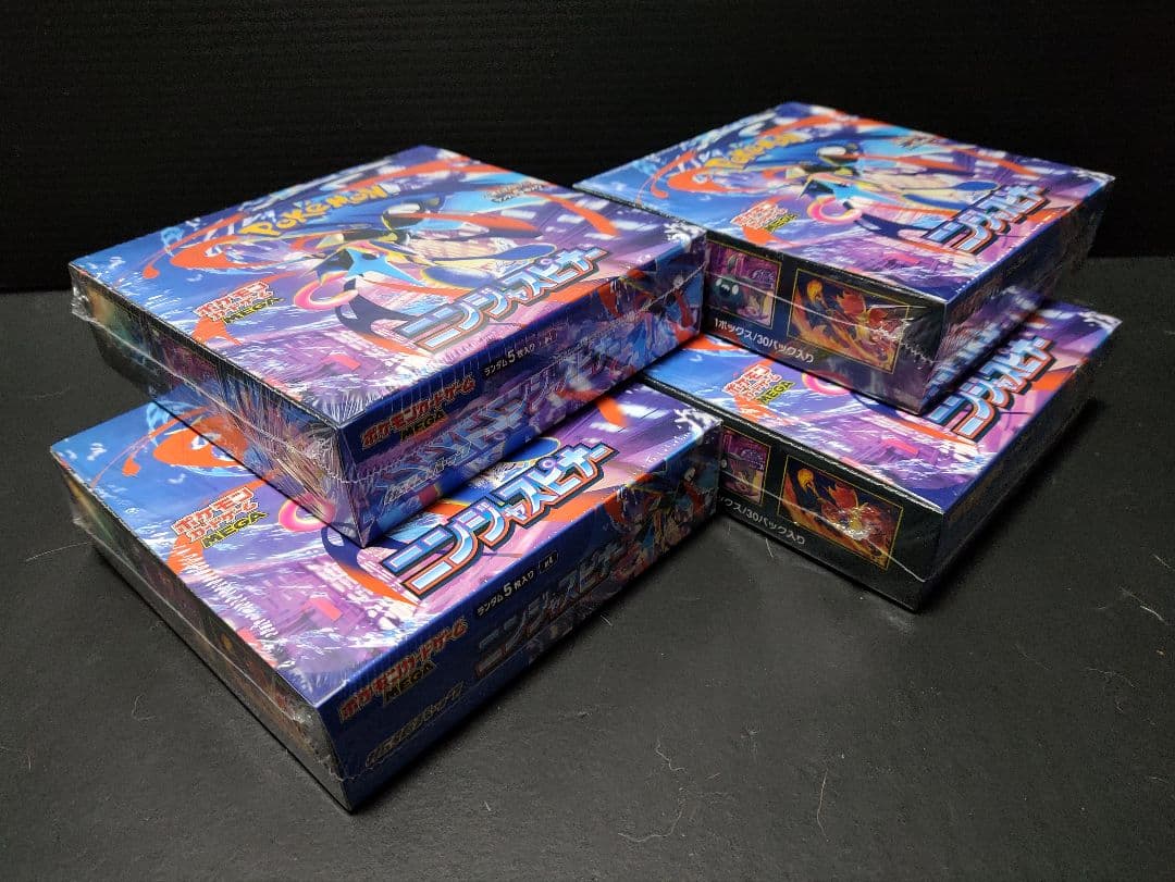 【新品未開封】シュリンク付　ポケモンカード　拡張パック　ニンジャスピナー4BOX