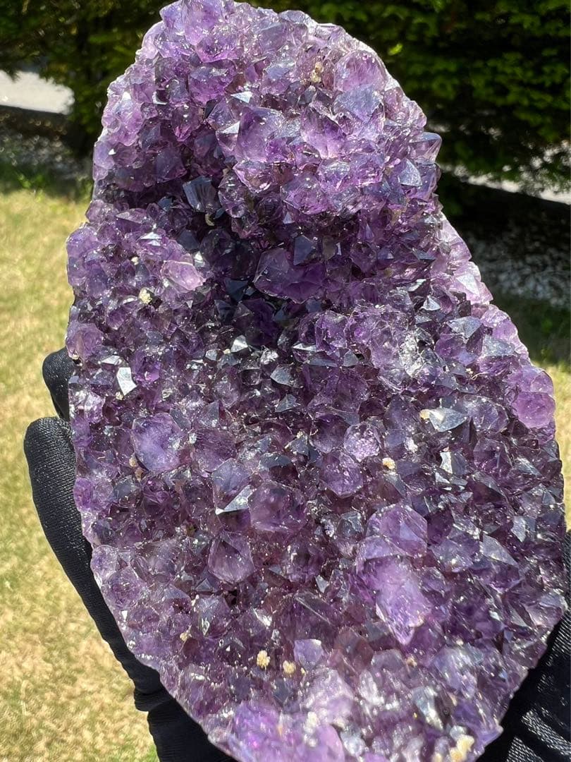 A589 高品質アメジストドーム パワーストーン 紫水晶 天然石 置き物