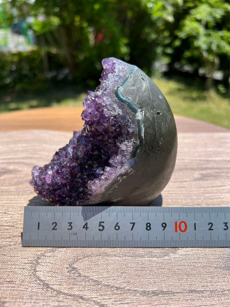 A589 高品質アメジストドーム パワーストーン 紫水晶 天然石 置き物