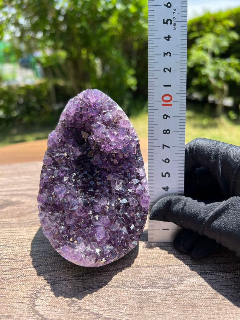 A589 高品質アメジストドーム パワーストーン 紫水晶 天然石 置き物