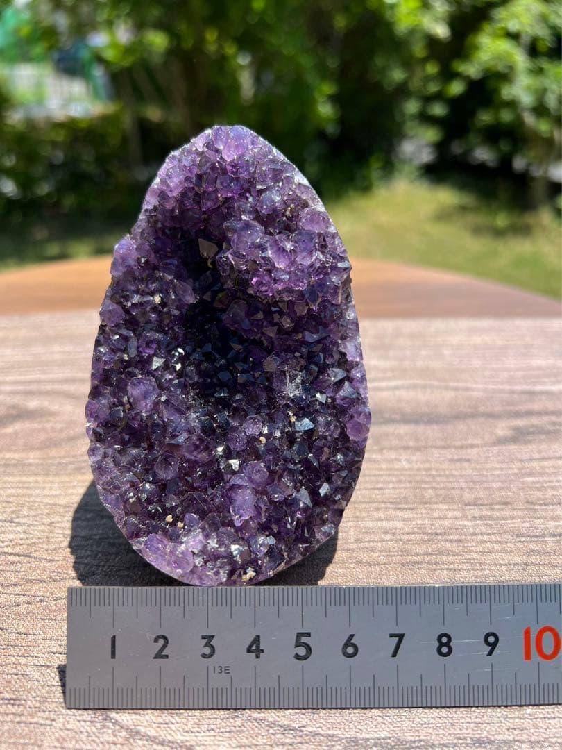 A589 高品質アメジストドーム パワーストーン 紫水晶 天然石 置き物