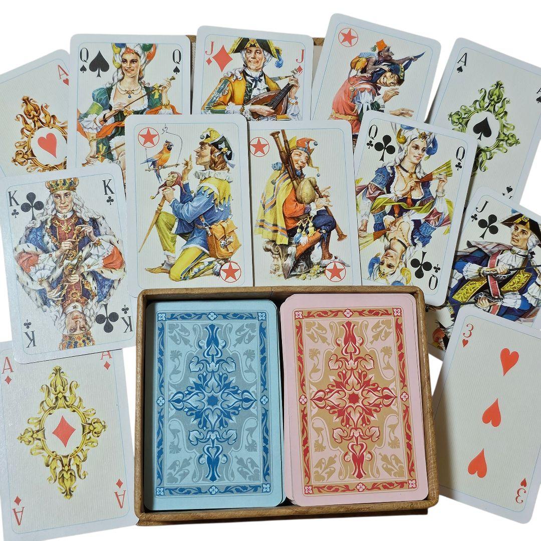 1960年代 フランス製 COEUR トランプ ジョーカー6種 2デッキ