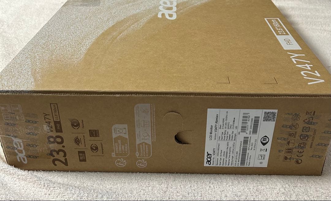 Acer モニター V247Y Abmixv [23.8インチ ブラック]