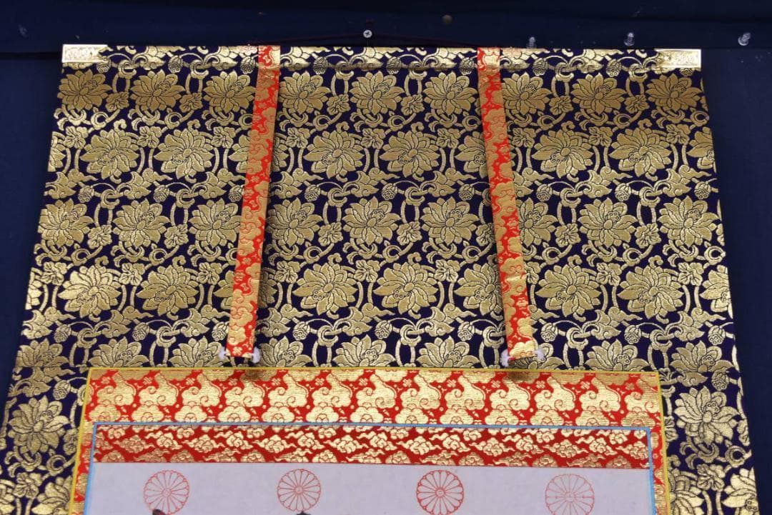 三十三ヶ所/西国三十三箇所霊場集印肉筆掛軸/仏事掛/掛軸/名家伝来/AA-696