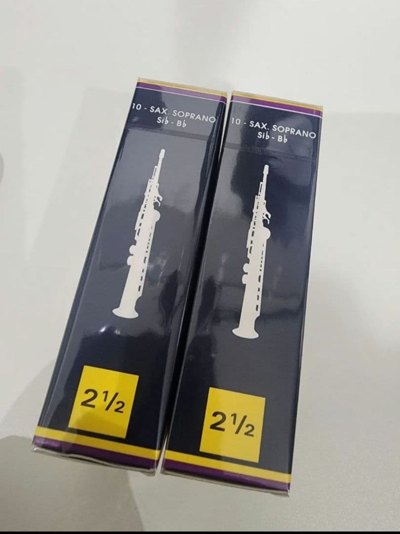 新品！2箱セット ソプラノサックス リード バンドレン 青箱 2半 バンドレン