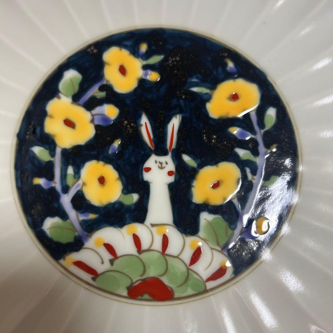 り*ん様 作家　陶芸作家　空萌工房 うさぎ 田口紀美子　菊割皿