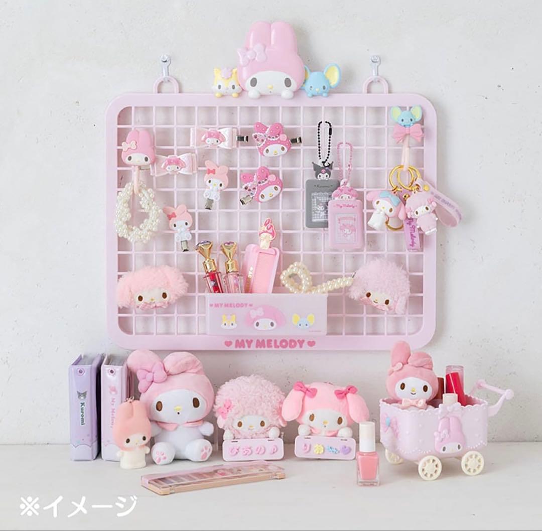 シナモロール　 メッシュパネル　S字フック　小物入れ　セット