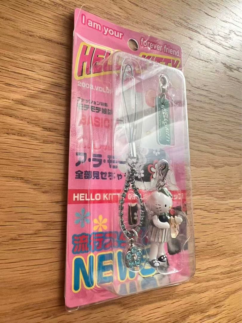 ＊*＊様 GIRLS！ ハローキティ ラインストーンストラップ 2003年