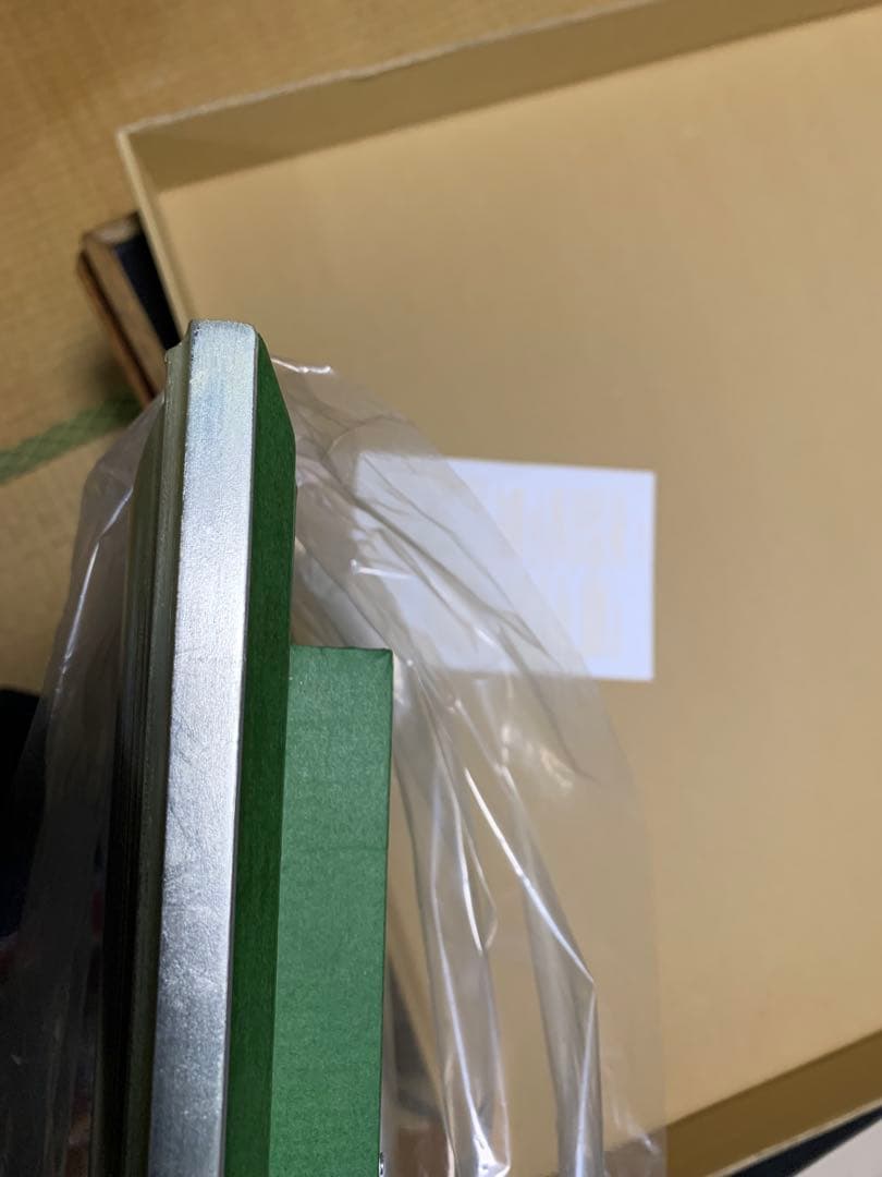 ビョンヴィンブラッド　大型シルバー額ビンテージブルーシルエット少女横顔の額装！