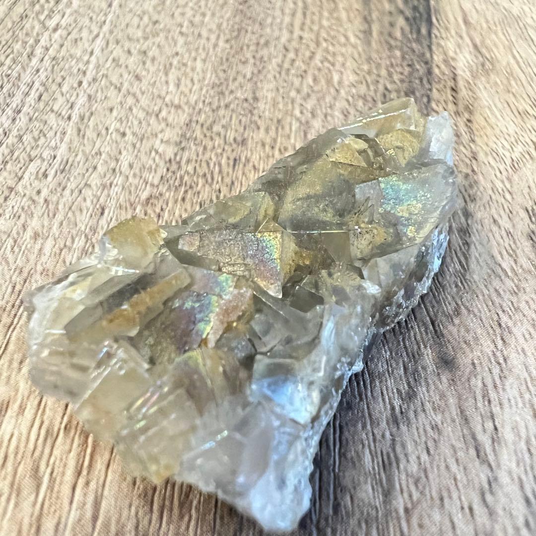 イリデッセンス フローライト 鉱物 標本 原石