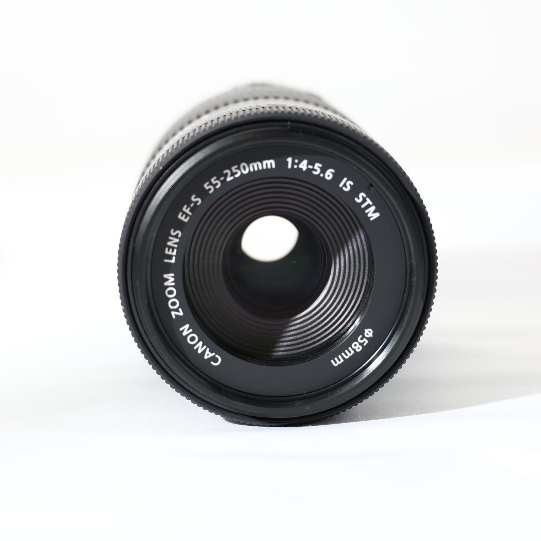 【使用感少】canon EF-S 55-250mm IS STM 望遠レンズ ④
