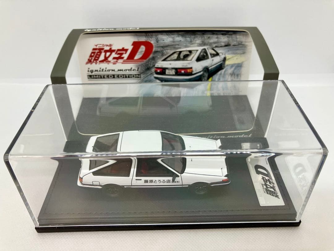 ★頭文字D★トヨタ スプリンタートレノ★AE86★藤原拓海★1/43★ヤンマガ★