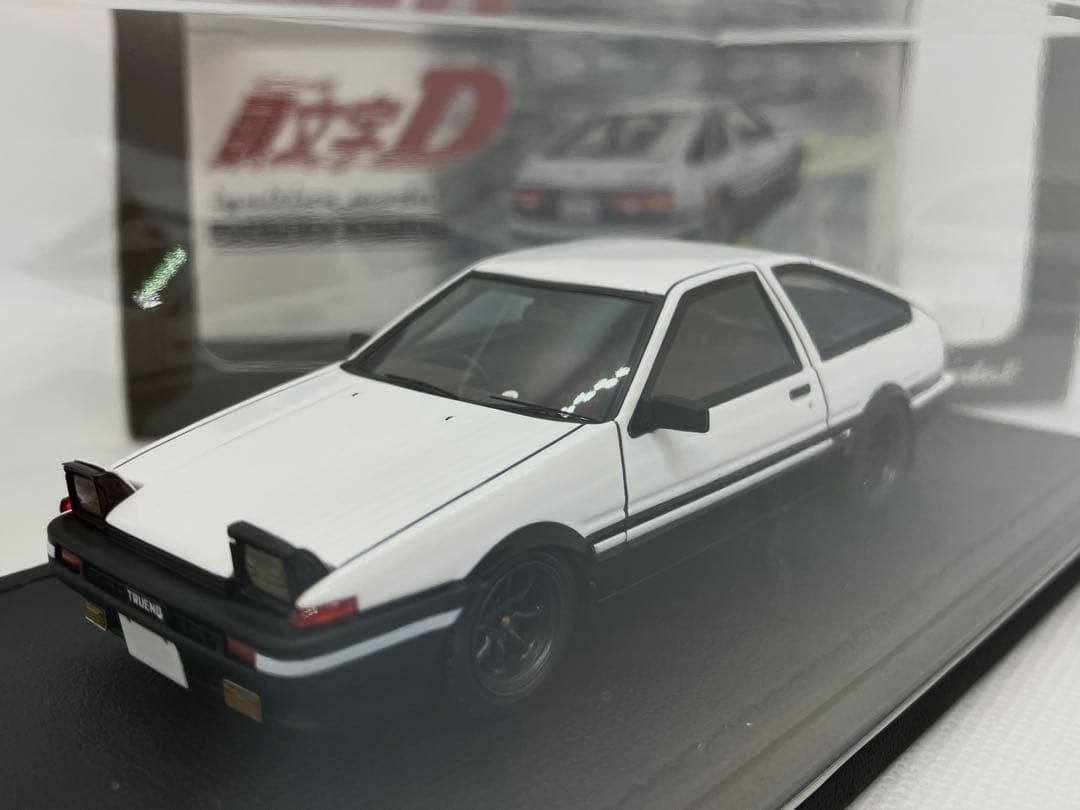 ★頭文字D★トヨタ スプリンタートレノ★AE86★藤原拓海★1/43★ヤンマガ★