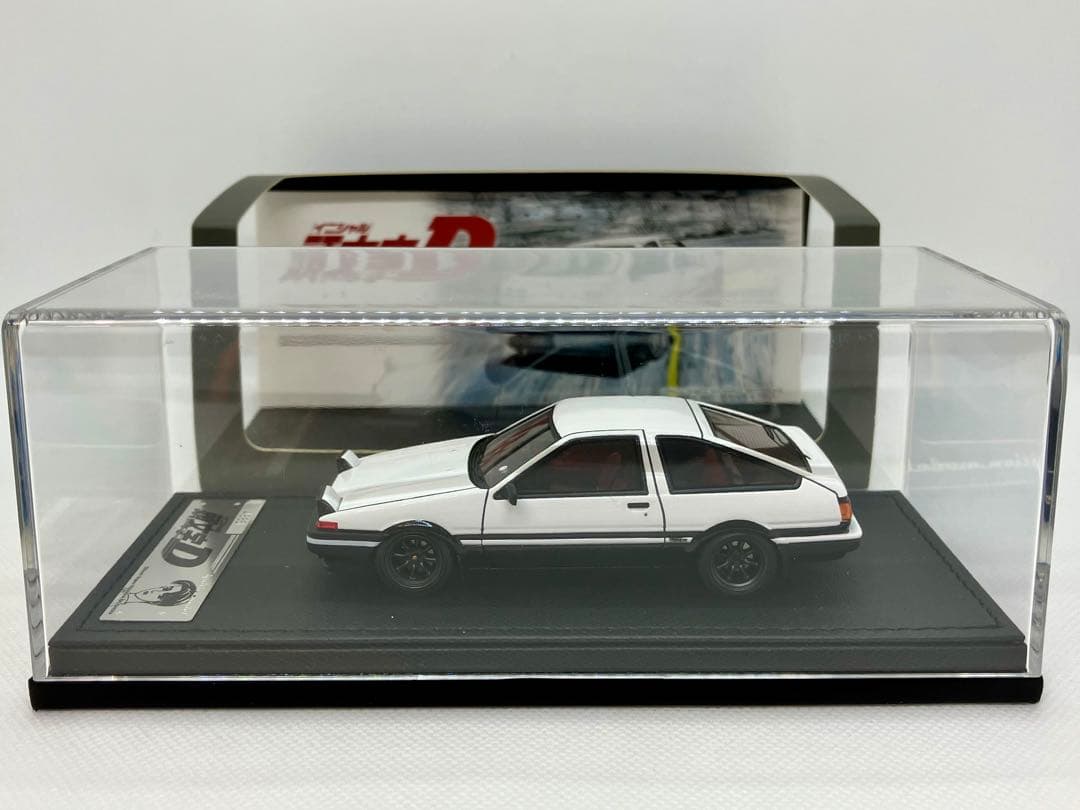 ★頭文字D★トヨタ スプリンタートレノ★AE86★藤原拓海★1/43★ヤンマガ★