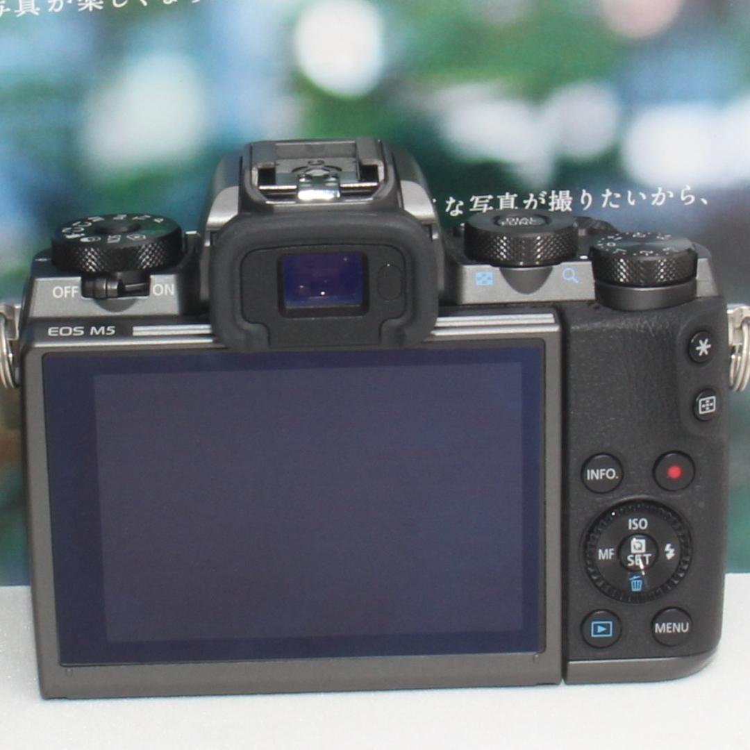 ❤️予備バッテリー&2倍テレコン付き❤️Canon EOS M5 神レンズセット