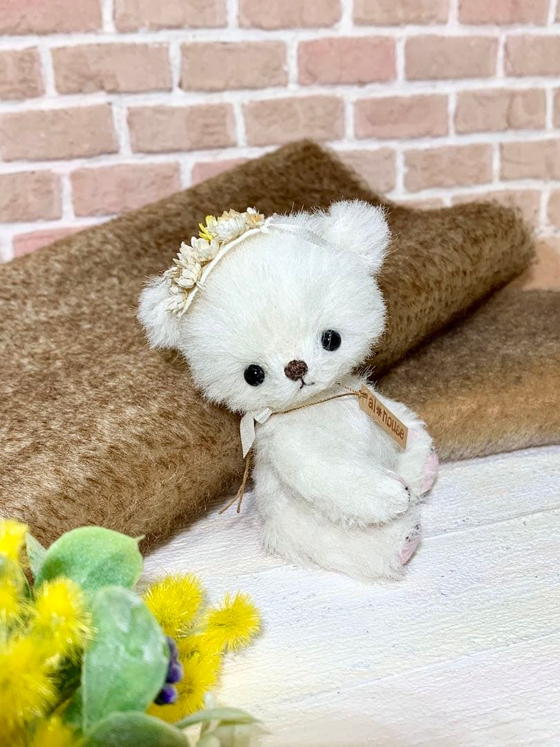 テディベア 可愛い白熊ちゃん