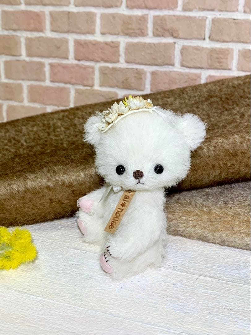 テディベア 可愛い白熊ちゃん
