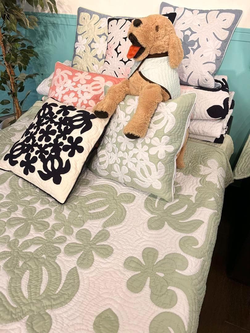 クプナ♡タペストリー♡ホヌ♡153×153♡セルドングリーン♡