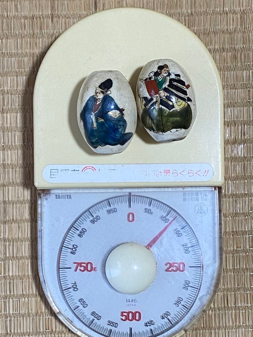 ♦️金彩緑釉色絵 六角面取り 弁慶勧進帳 風鎮 江戸 文化文政〜幕末 古美術骨董品