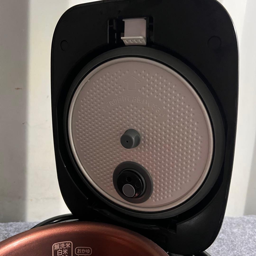 E42美品✨　アイリスオーヤマ　3合炊　IHジャー炊飯器　極厚銅釜　新生活応援✨