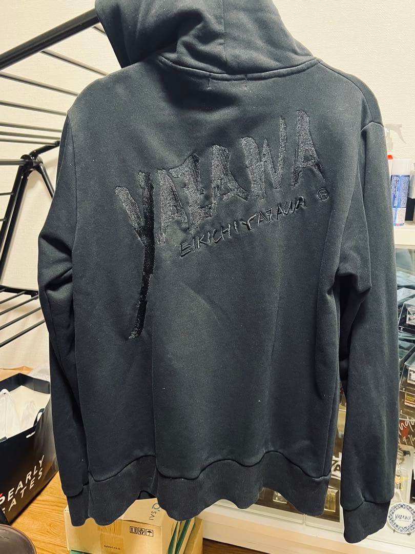 矢沢永吉　パーカー フデロゴ刺繍　サイズL