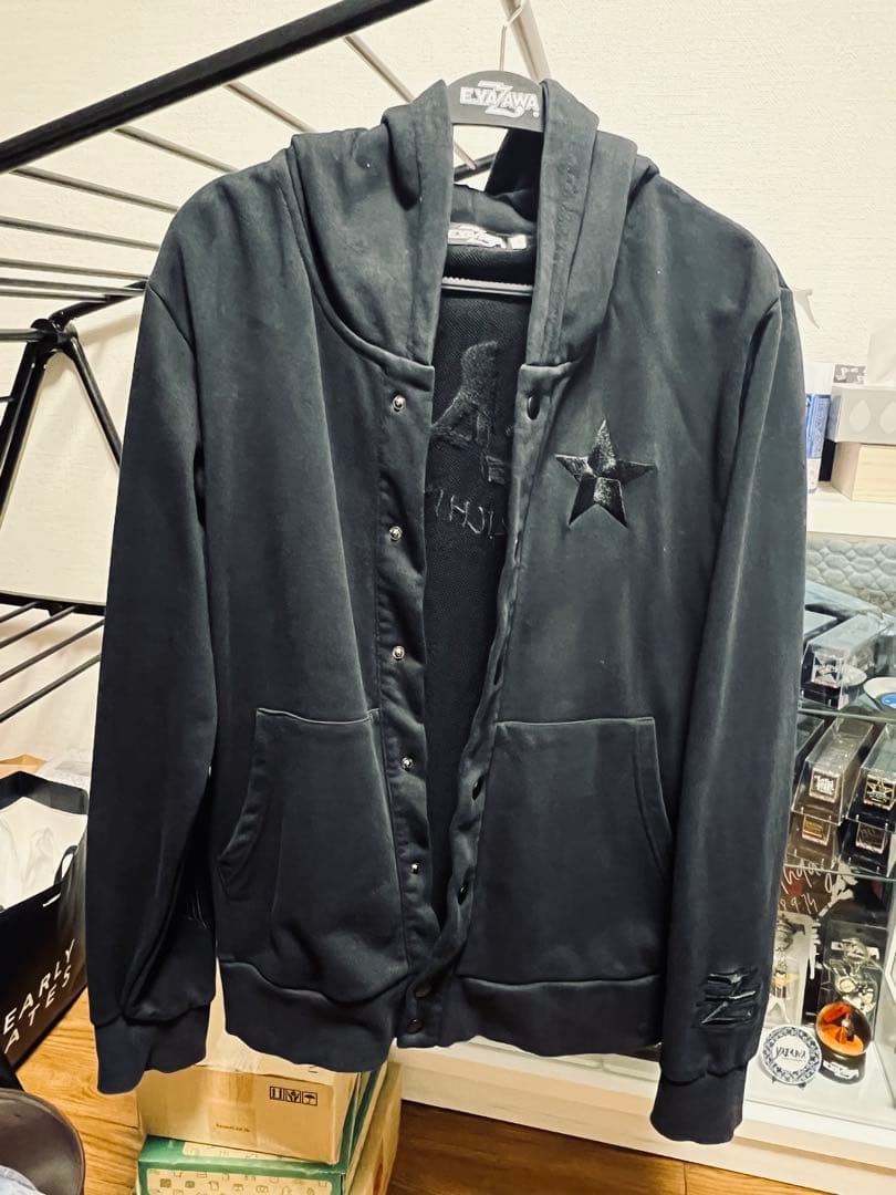 矢沢永吉　パーカー フデロゴ刺繍　サイズL