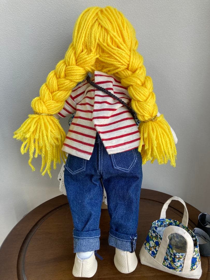 大人着せ替布人形　金髪のLO LO風　コーディネート色々一式セット　ハンドメイド