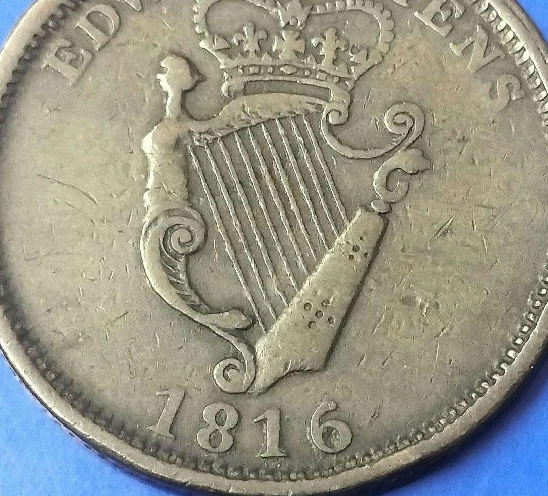アイルランド　ペニートークン（ウェリントン公爵）1816年