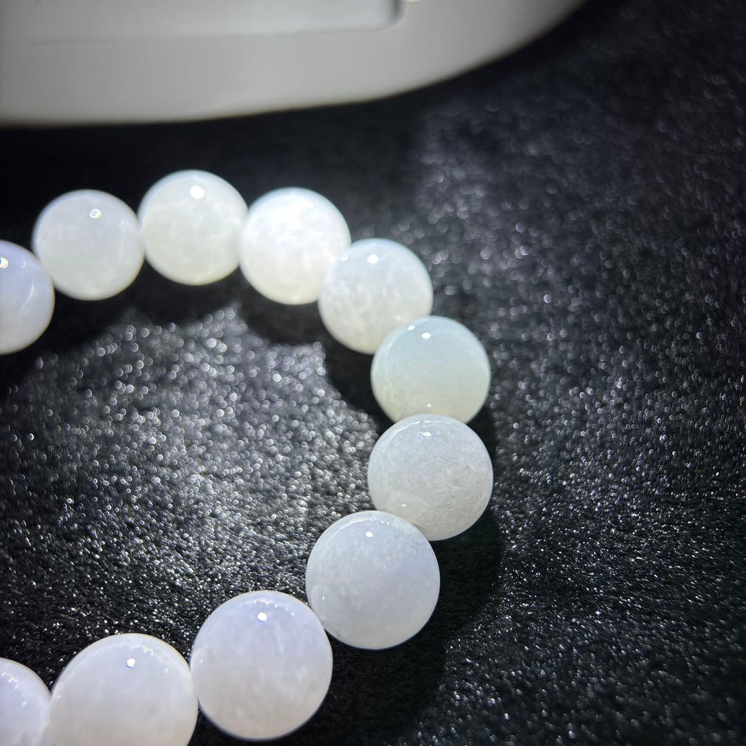 無処理無染色A貨天然石本翡翠　保証付　天然石　本翡翠　ミャンマー　12.8mm