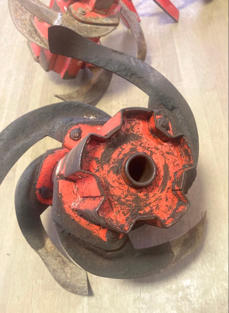 クボタ　耕耘機　管理機　培土機　TMA25 ロータリー　培土車輪　アタッチメント