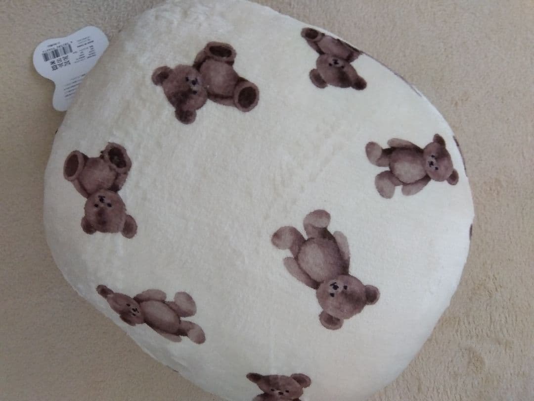 クッション　テディベア　ハンドウォーマー　Bleu Bleuet　ブルーブルーエ