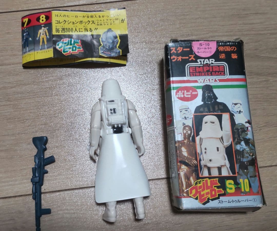 スターウォーズ ポピーワールドヒーロー ストーム・トゥルーパー①　箱・武器 有り