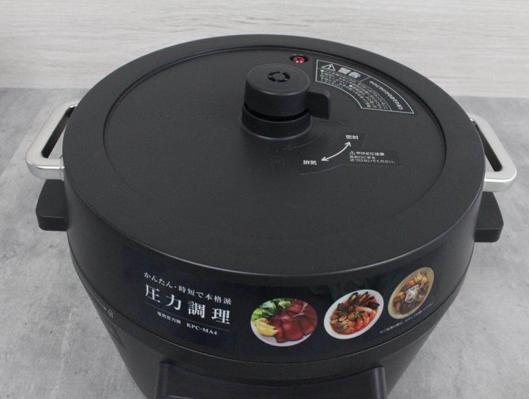 ▲未使用/保管品 アイリスオーヤマ 電気圧力鍋 4.0L KPC-MA4-B