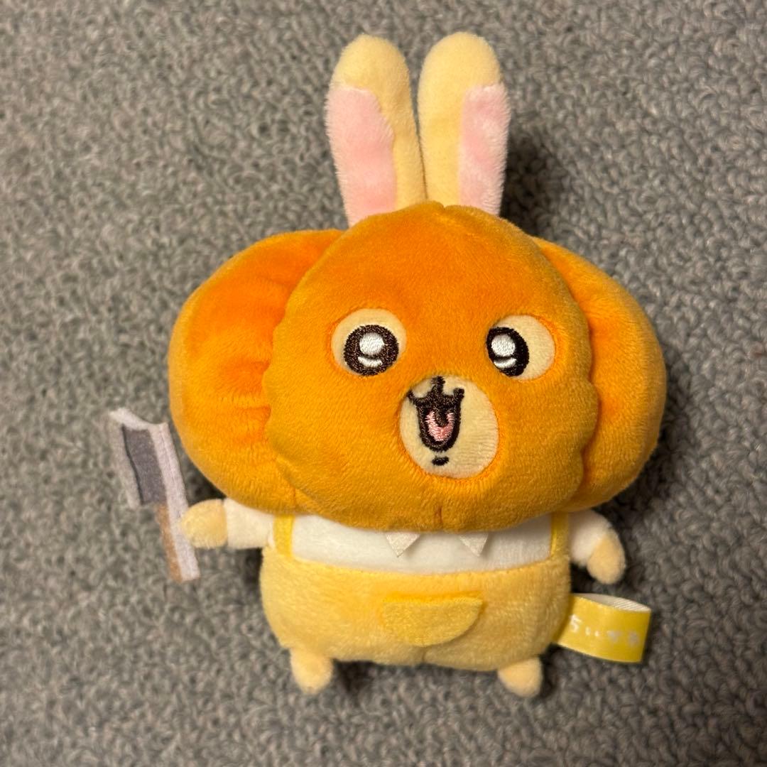 初回版ちいかわ 仮装たのしい～！マスコット（カボチャなうさぎ）