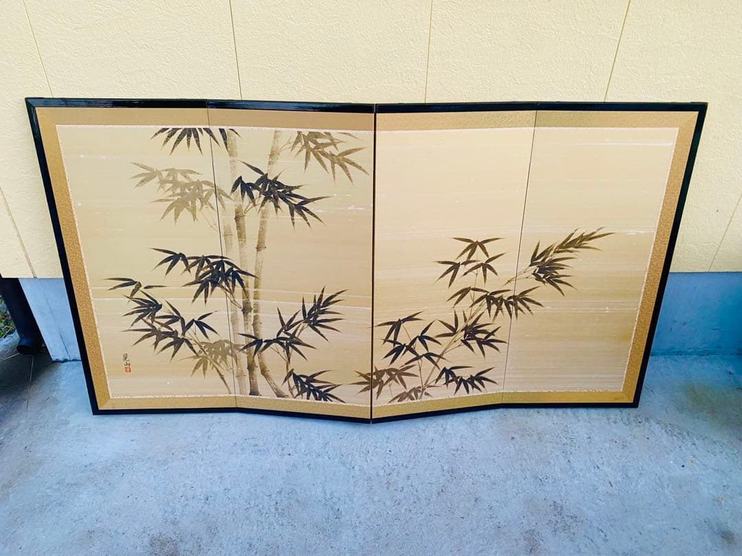 竹の日本画 160cm x 90cm