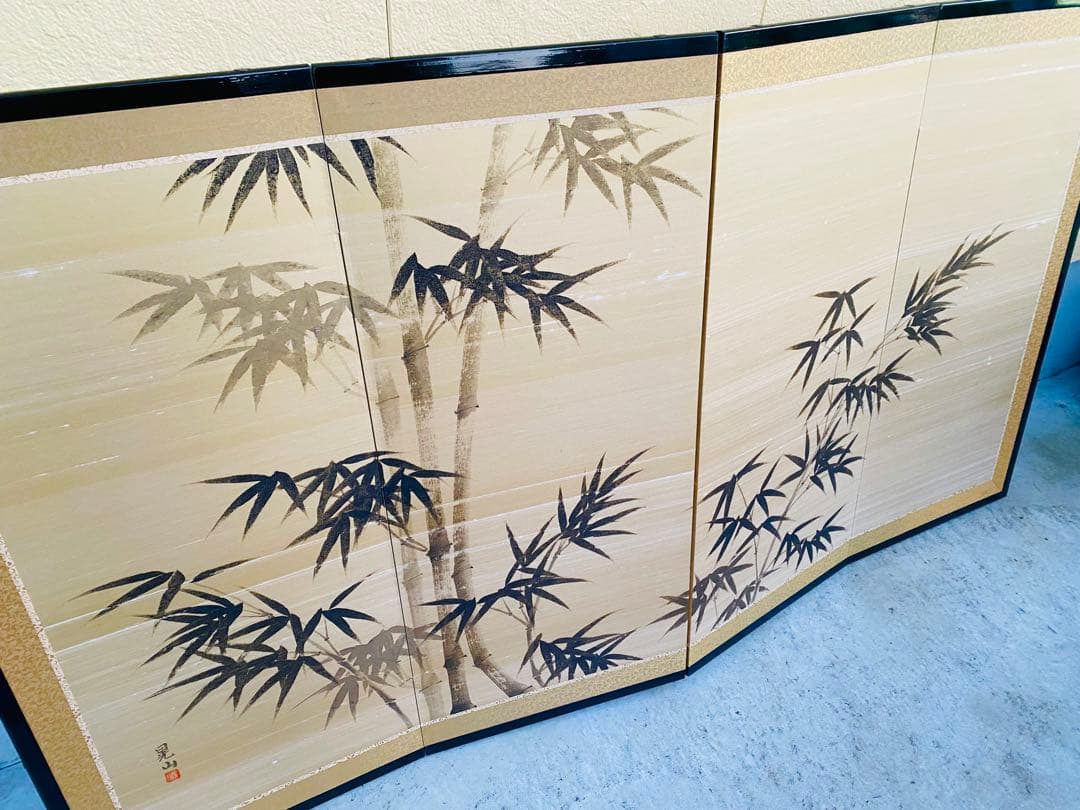 竹の日本画 160cm x 90cm