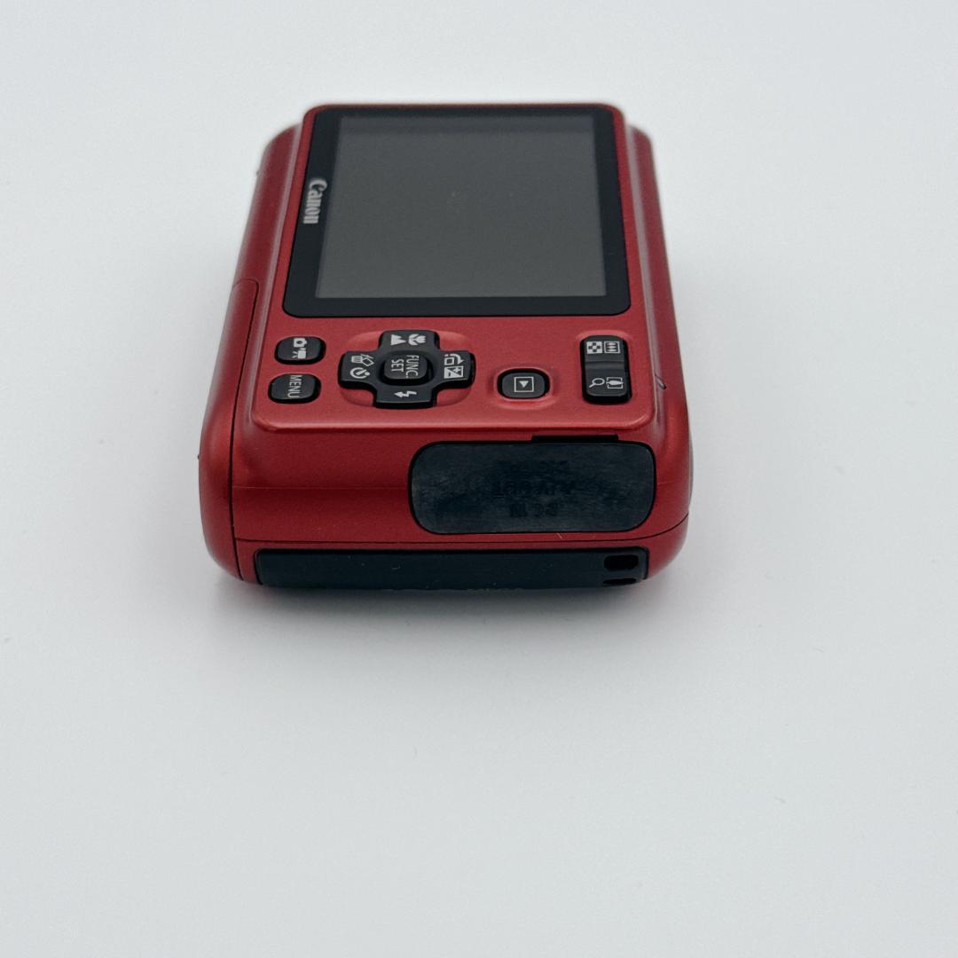 【美品】Canon PowerShot A495 レッド コンパクトデジタルカメ