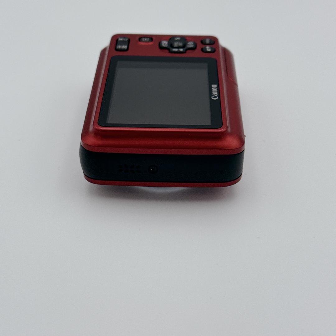 【美品】Canon PowerShot A495 レッド コンパクトデジタルカメ