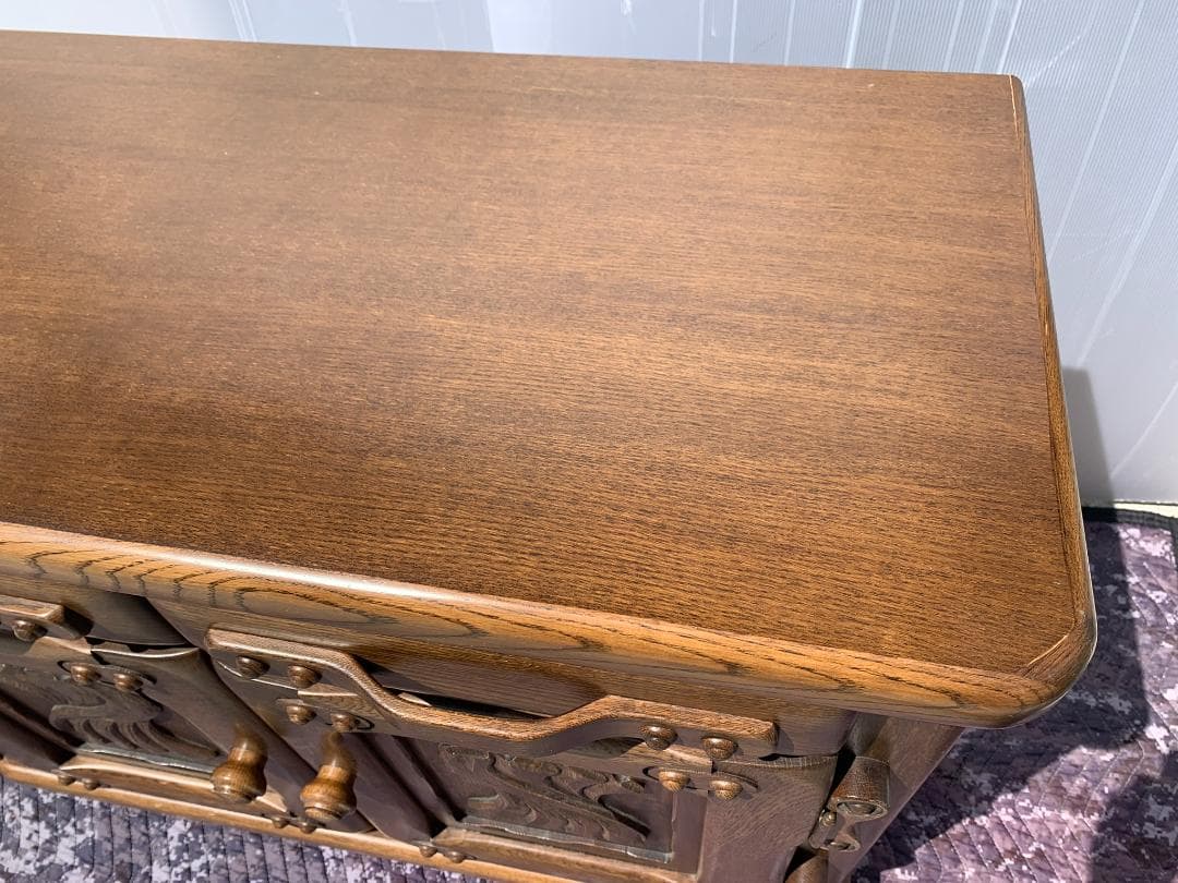 Molis 河本家具工業　木製　サイドボード　チェスト　カントリー調 レトロ