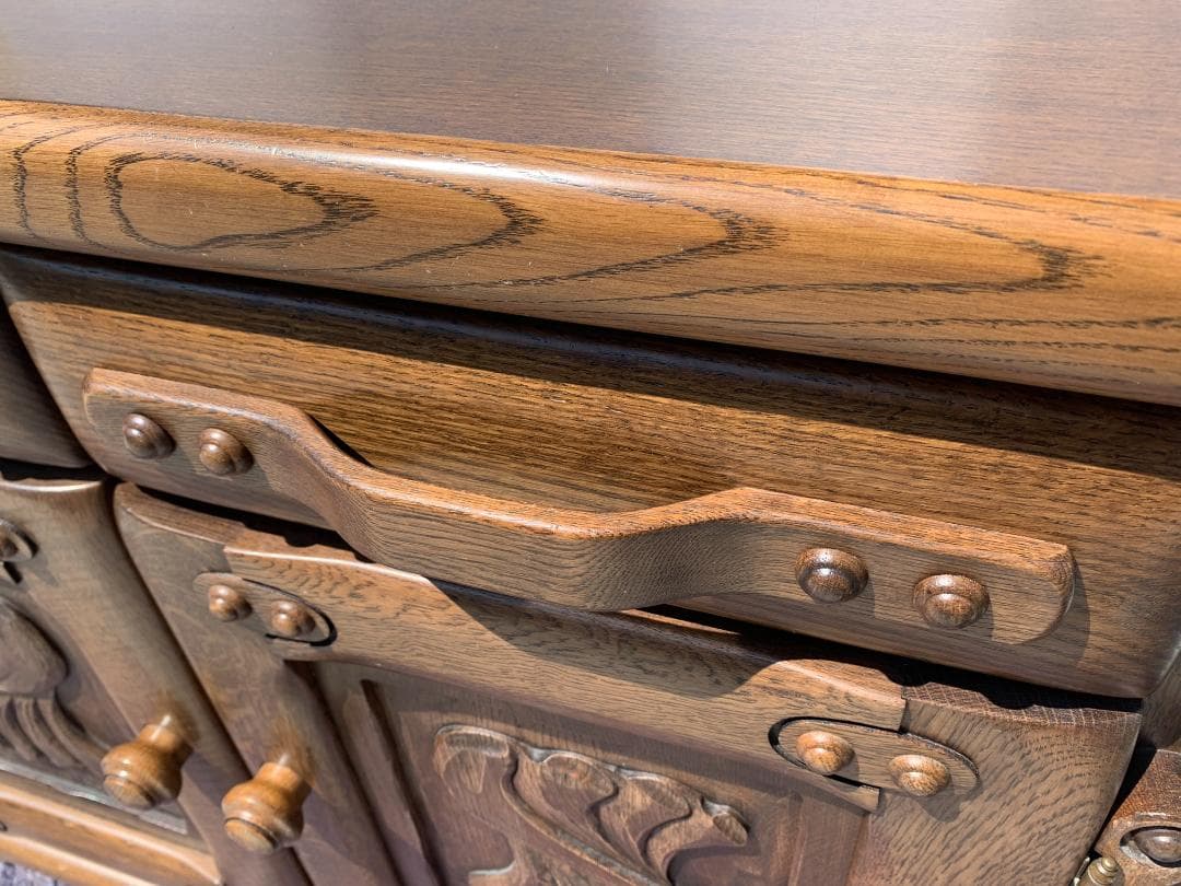 Molis 河本家具工業　木製　サイドボード　チェスト　カントリー調 レトロ