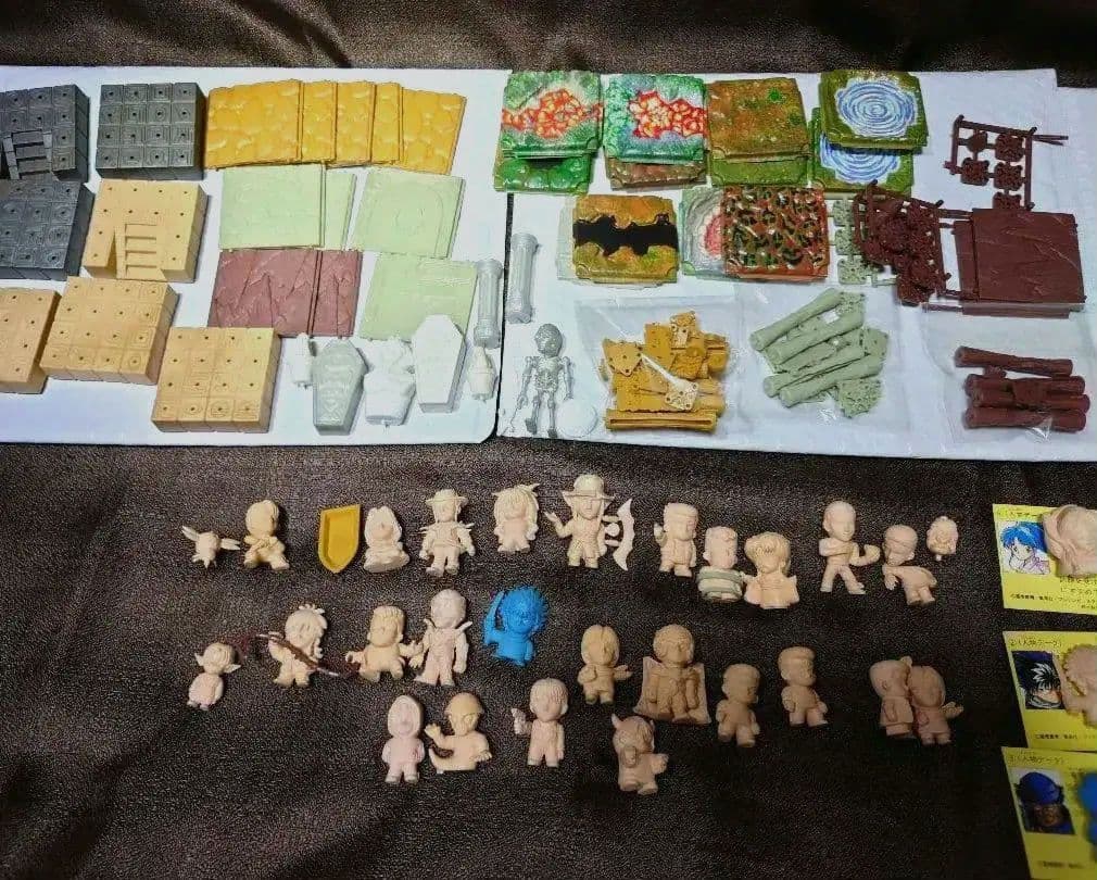 【投げ売り価格】幽遊白書 武術会3段コンプ 人形50体超 他 チョコスナック