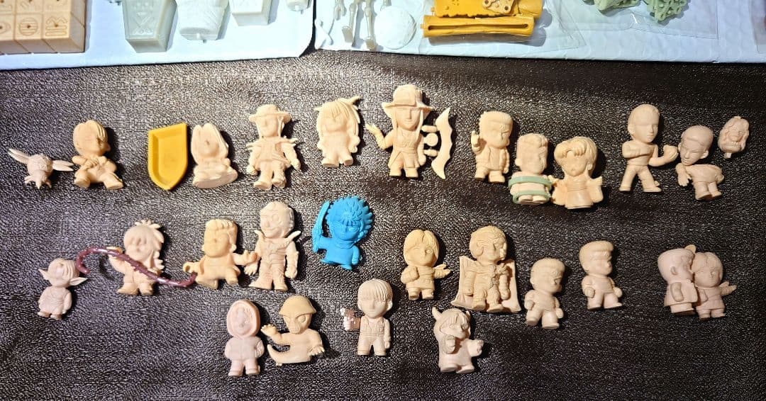 【投げ売り価格】幽遊白書 武術会3段コンプ 人形50体超 他 チョコスナック