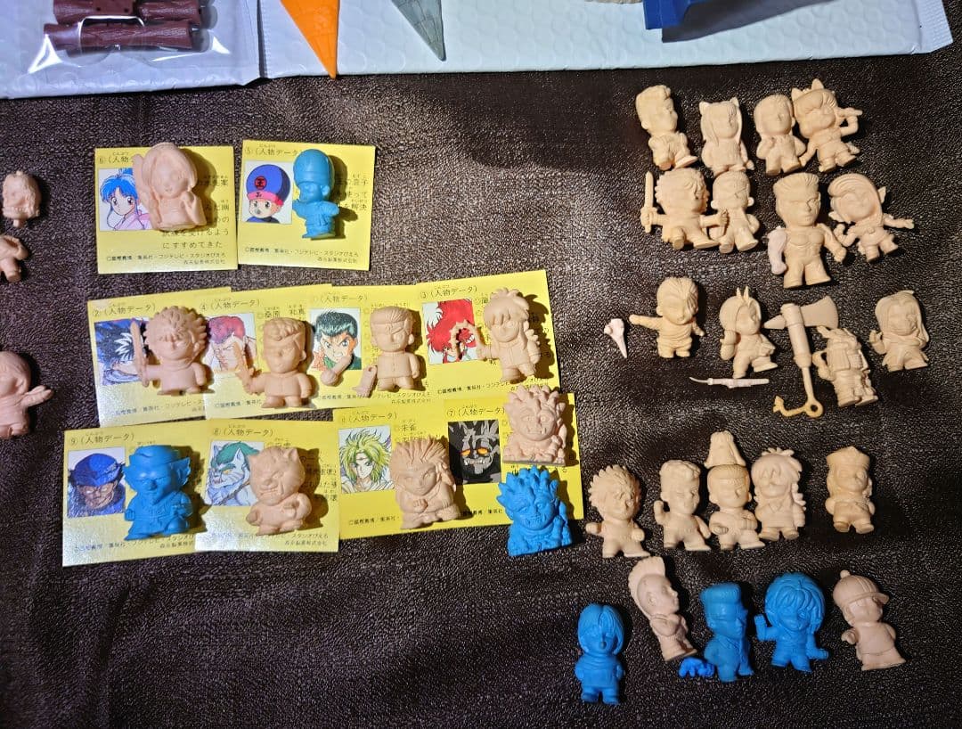 【投げ売り価格】幽遊白書 武術会3段コンプ 人形50体超 他 チョコスナック