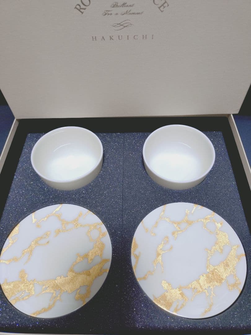 値下げ【新品】箔一 RS marble カップ&ソーサー<2個>